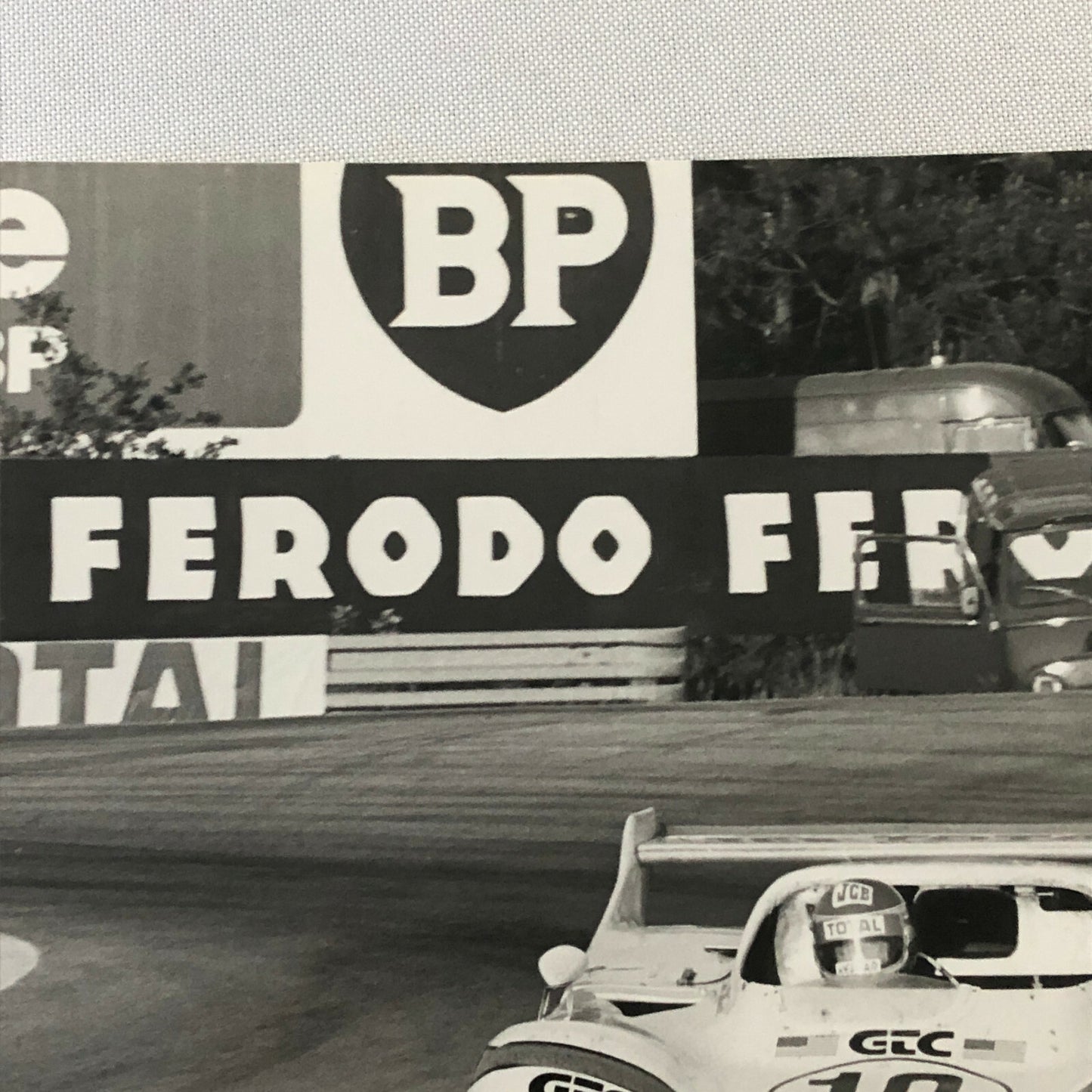 Vintage Racing Car Photo Photograph Print - DPPI Press Photo