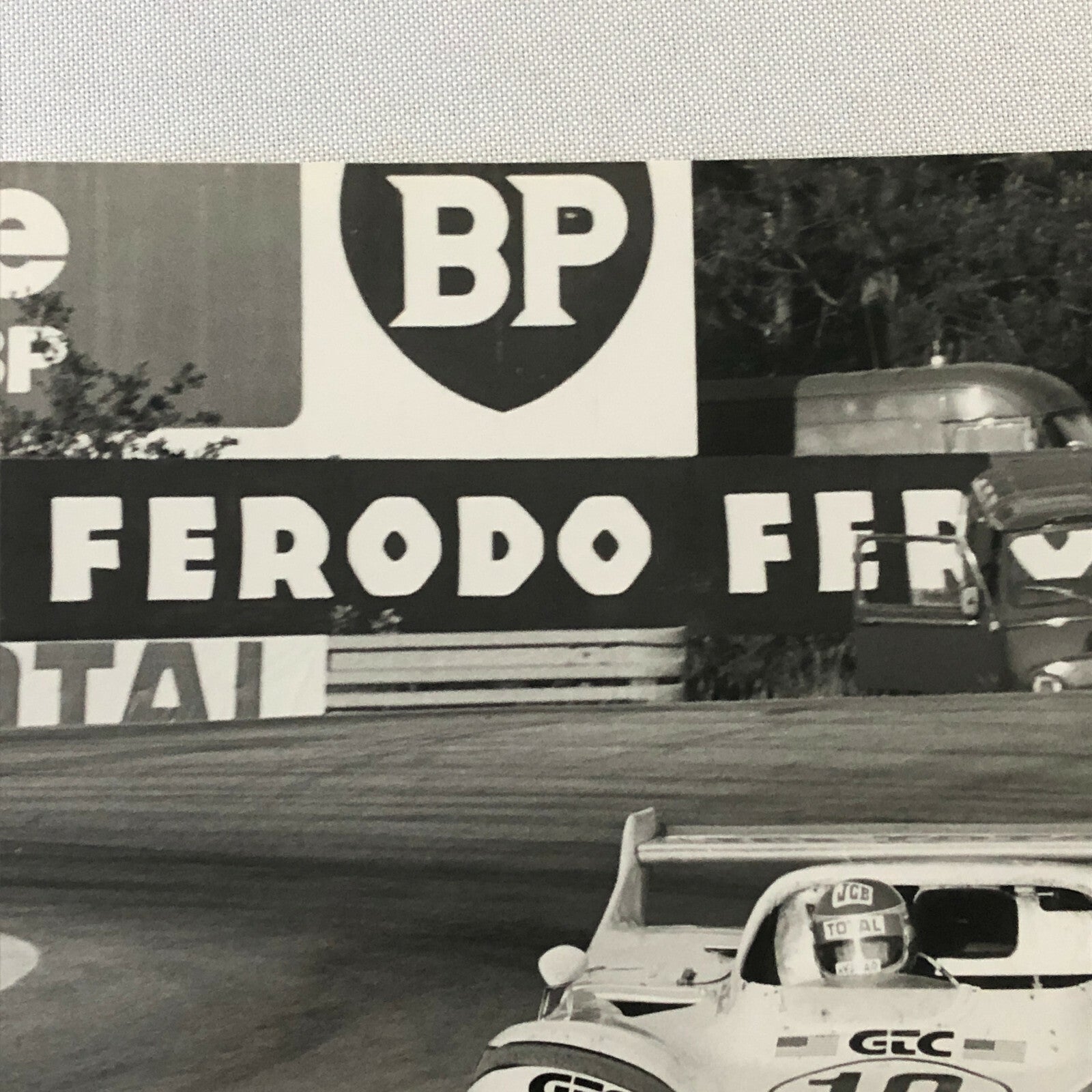 Vintage Racing Car Photo Photograph Print - DPPI Press Photo