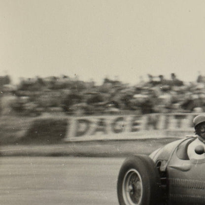 Vintage Racing Photo Photograph 1954 British Grand Prix Maserati 250F Wharton