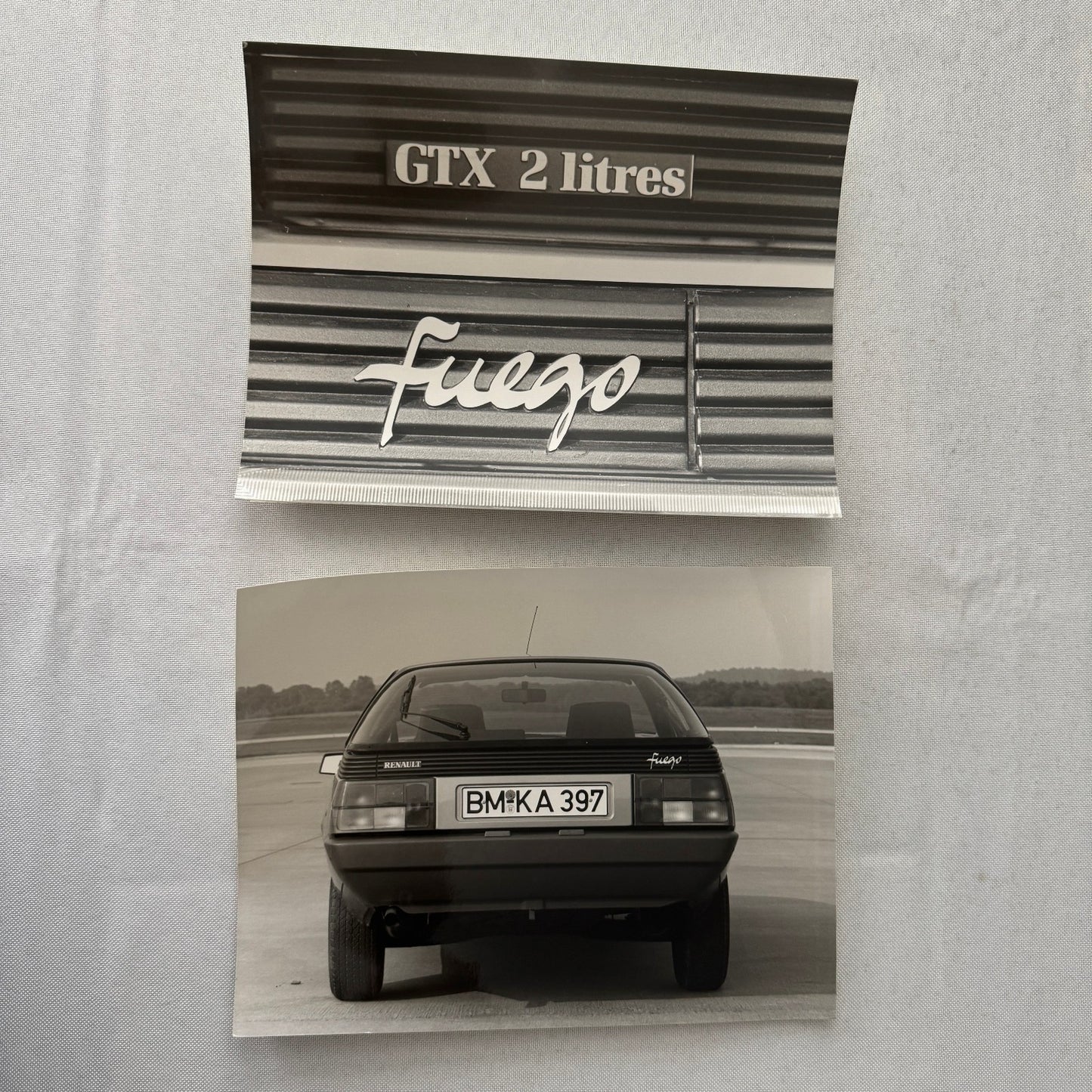 Renault Fuego Vintage Press Kit Brochure Photos 1980 GERMAN Text