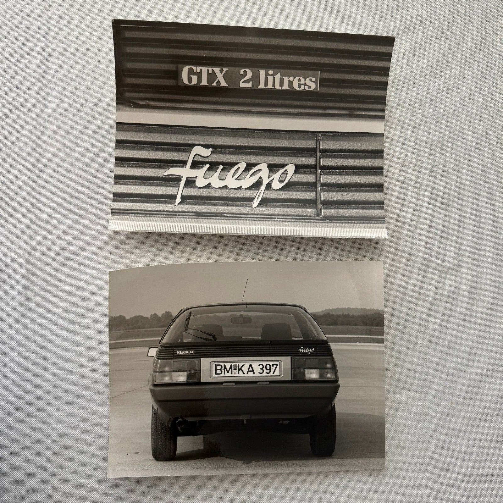 Renault Fuego Vintage Press Kit Brochure Photos 1980 GERMAN Text