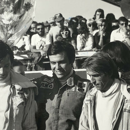 Vintage 1976 Formula 2 F2 Nogaro Grand Prix Racing Photo Photograph Drivers