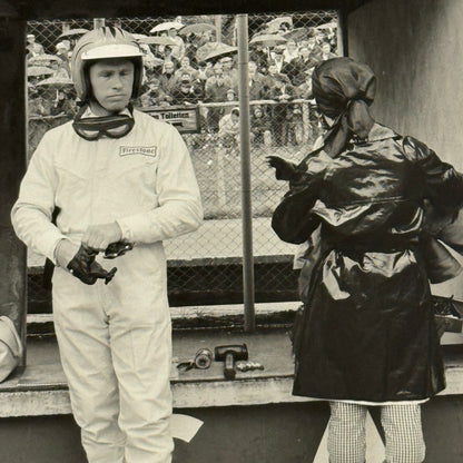 Vintage Racing Photo Mike Spence 1966 German Grand Prix Race Motorsport