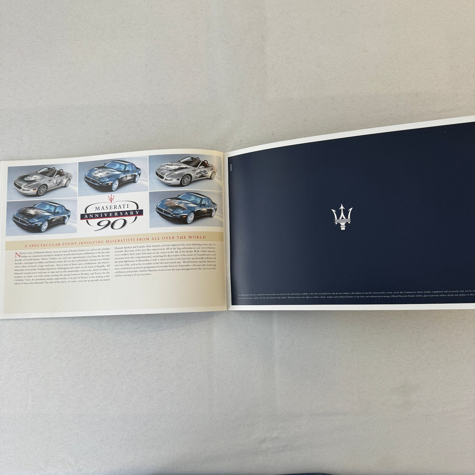 2014 Maserati Press Kit Brochure CD Quattroporte Coupe GT Spyder MC12 +