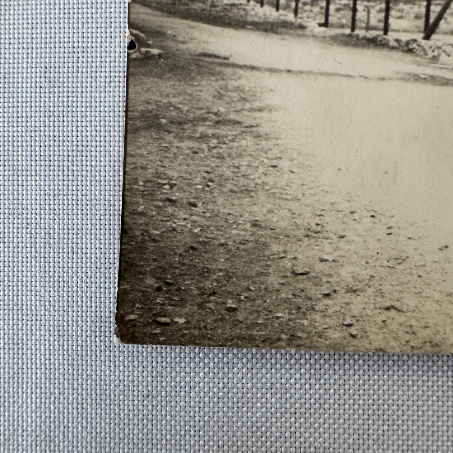 Vintage Real Photo Postcard Post Card RPPC People with Early Car Automobile