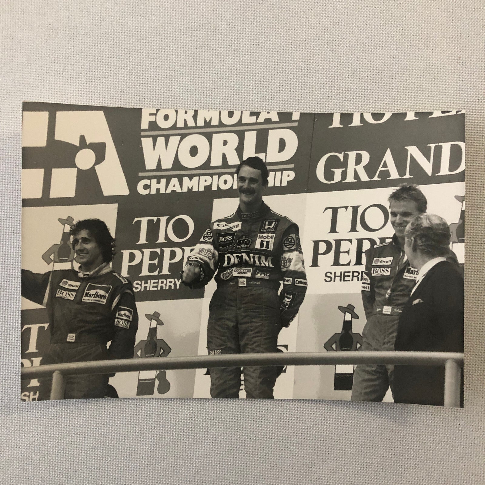 1987 Grand Prix Formula One F1 Racing Photo Lot of 15 Brazil Spain Spanish
