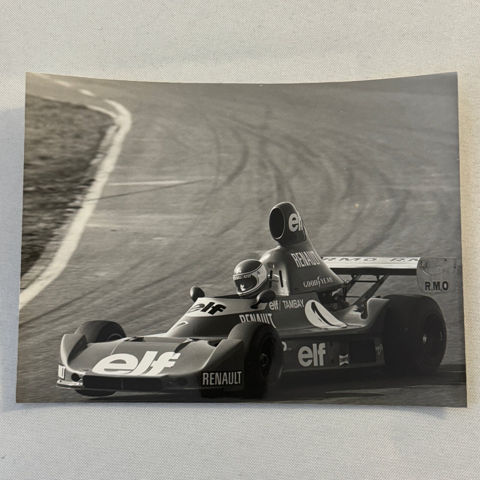 Patrick Tambay ELF Renault Racing Car Photo Photograph Print DPPI