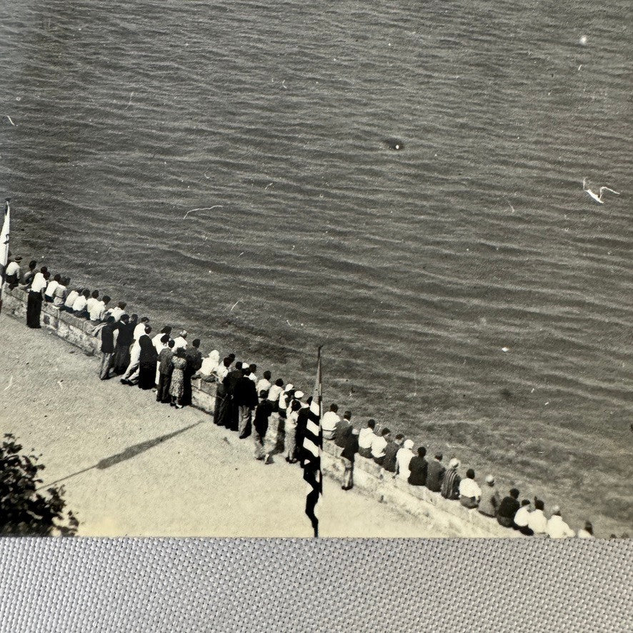 Vintage Press Photo Motor Boat Racing in Switzerland Wide World Photos 1938