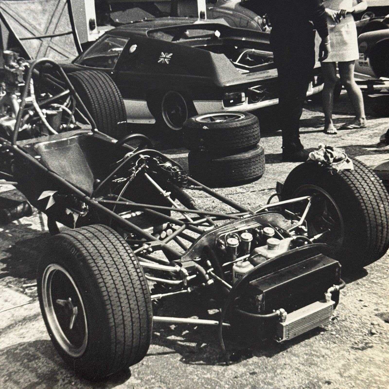 Vintage Racing Photo Photograph Lotus Car 1968 Silverstone International Trophy
