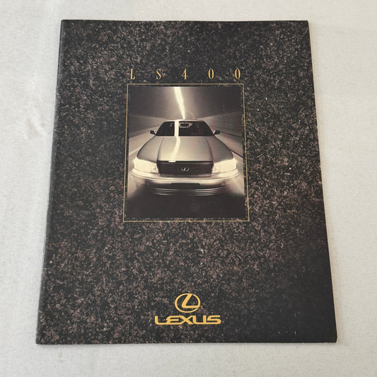 Lexus LS400 Car Sales Brochure Catalog Advertising Canadian Lexus LS 400 Vintage