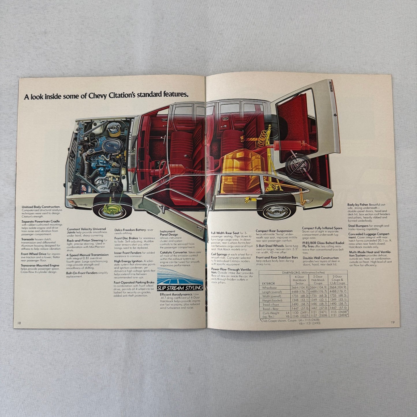 1980 Chevrolet Citation Car Sales Brochure Catalog Chevy X11 Club Coupe