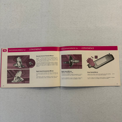1966 American Motors Accessories Sales Brochure Catalog Advertising Wheels Radio