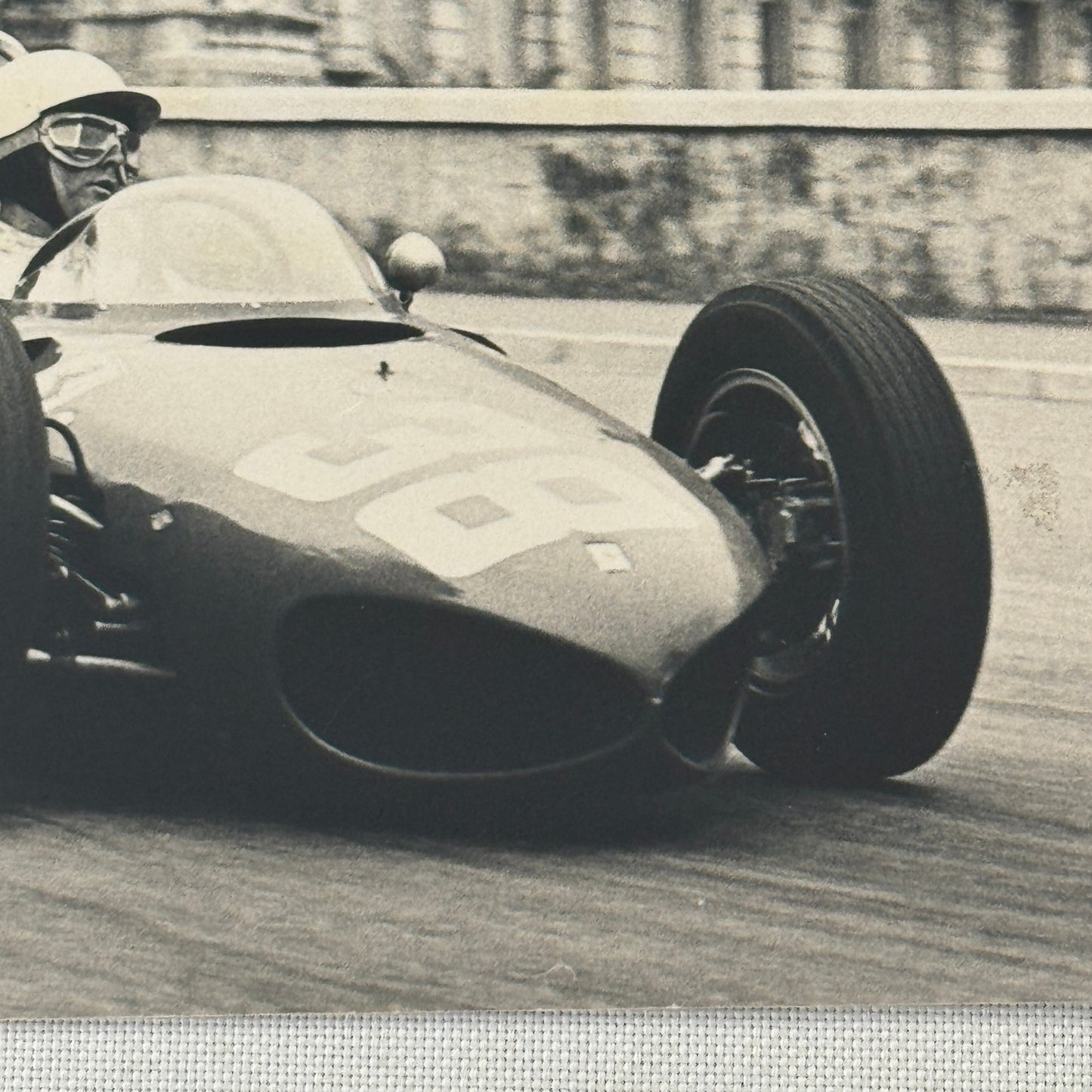 Phil Hill Ferrari 156 1961 Monaco Grand Prix Racing Photo Photograph Modern