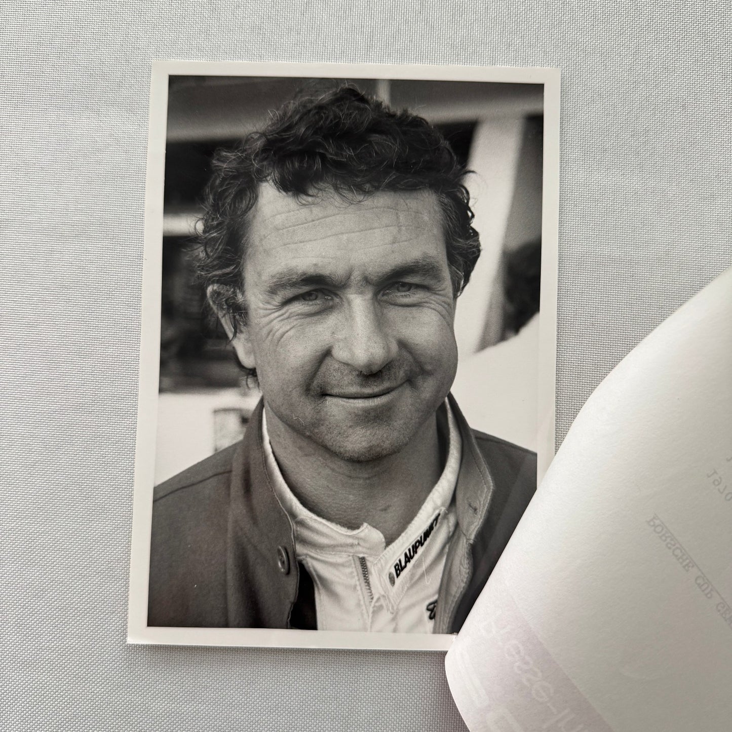 Porsche Cup Racing Factory Press Release Bob Wollek Photo 1989 Vintage German