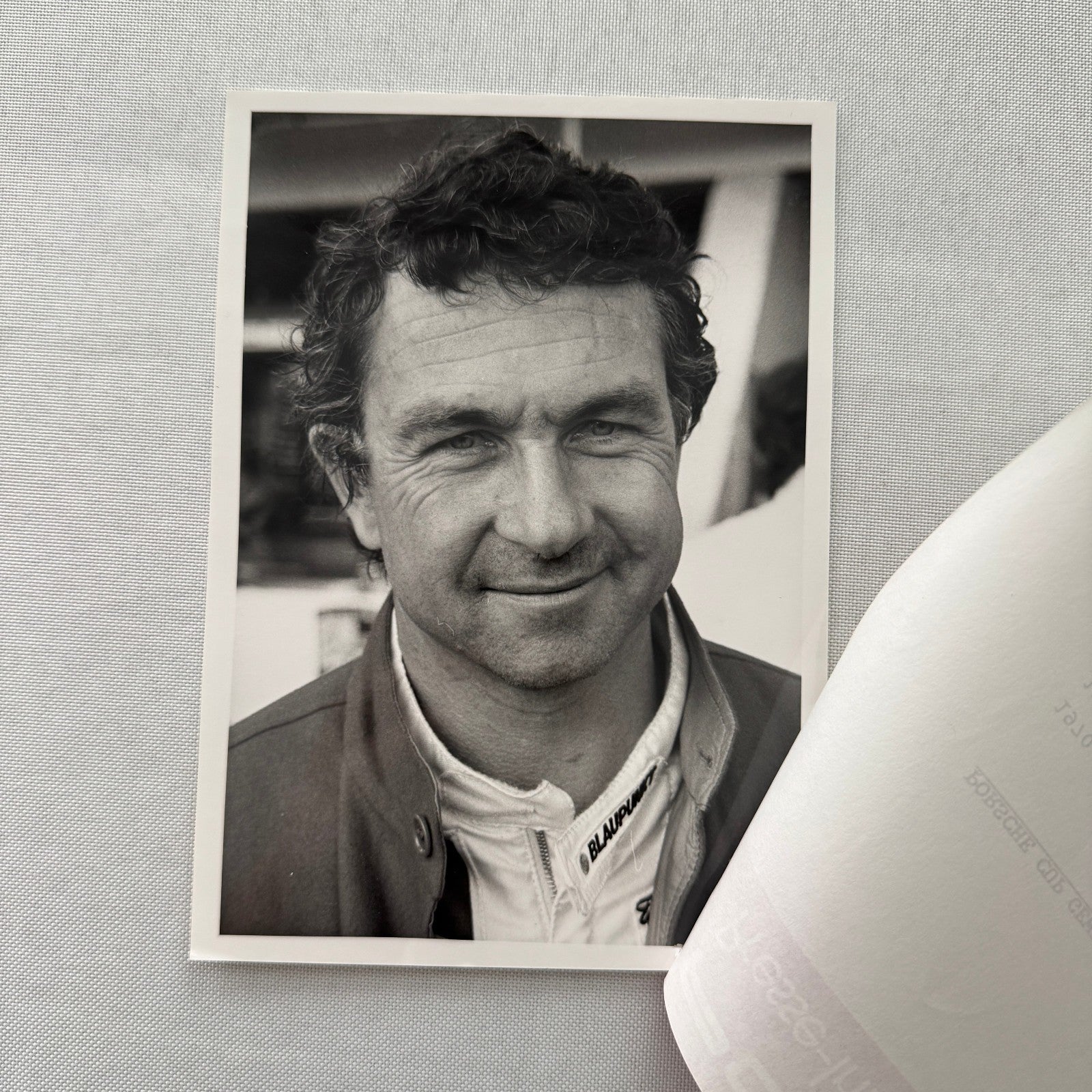 Porsche Cup Racing Factory Press Release Bob Wollek Photo 1989 Vintage German