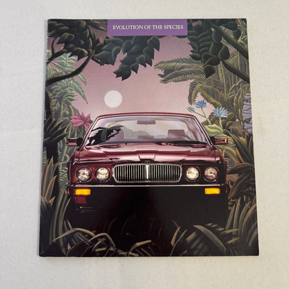 1987 Jaguar XJ6 and XJ6 Sovereign Car Sales Brochure Catalog Advertising Vintage
