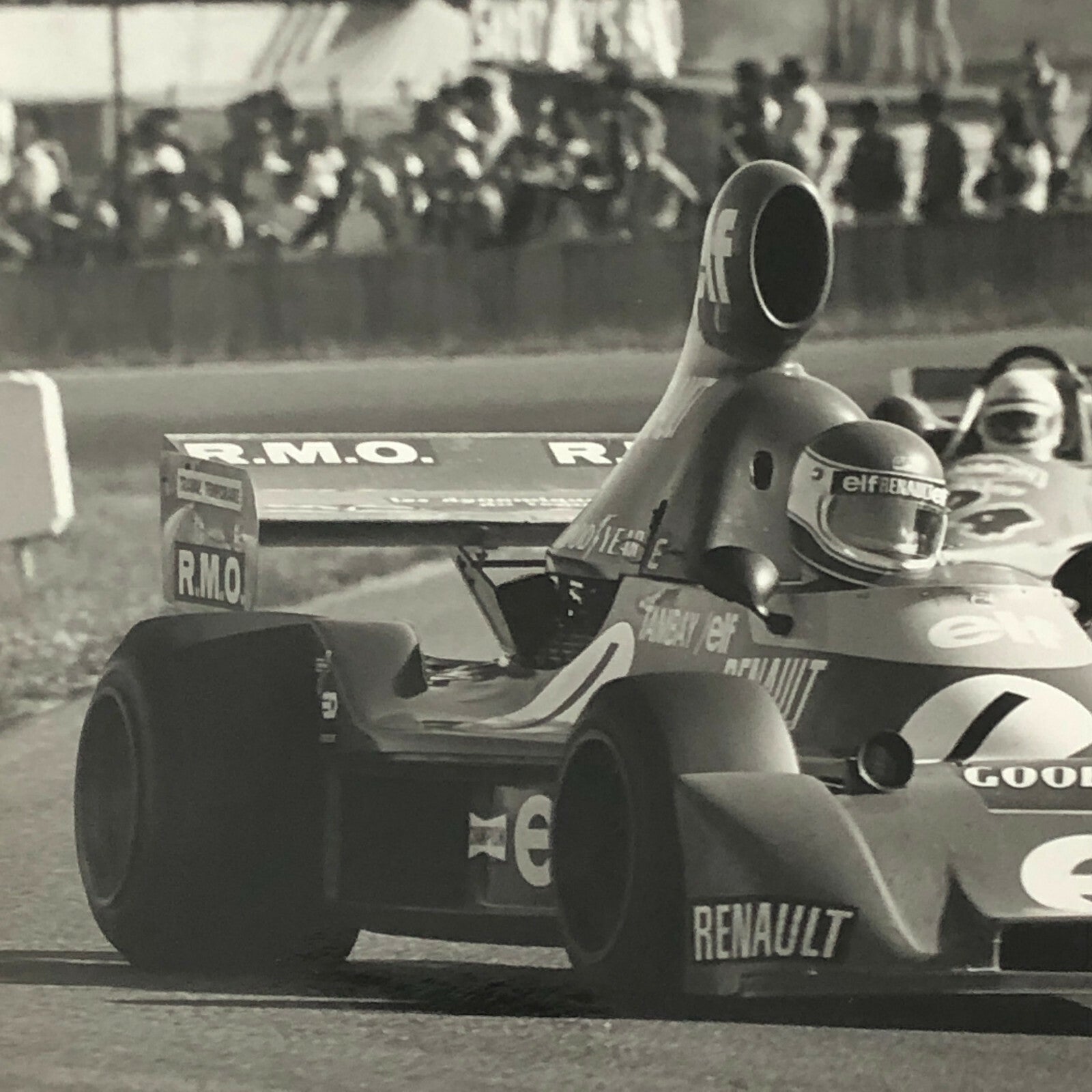 Vintage 1976 Formula 2 F2 Nogaro Grand Prix Racing Photo Photograph ELF Renault