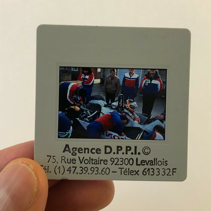 1982 Thierry Boutsen Spirit Honda Racing DPPI 35MM Press Photo Slide