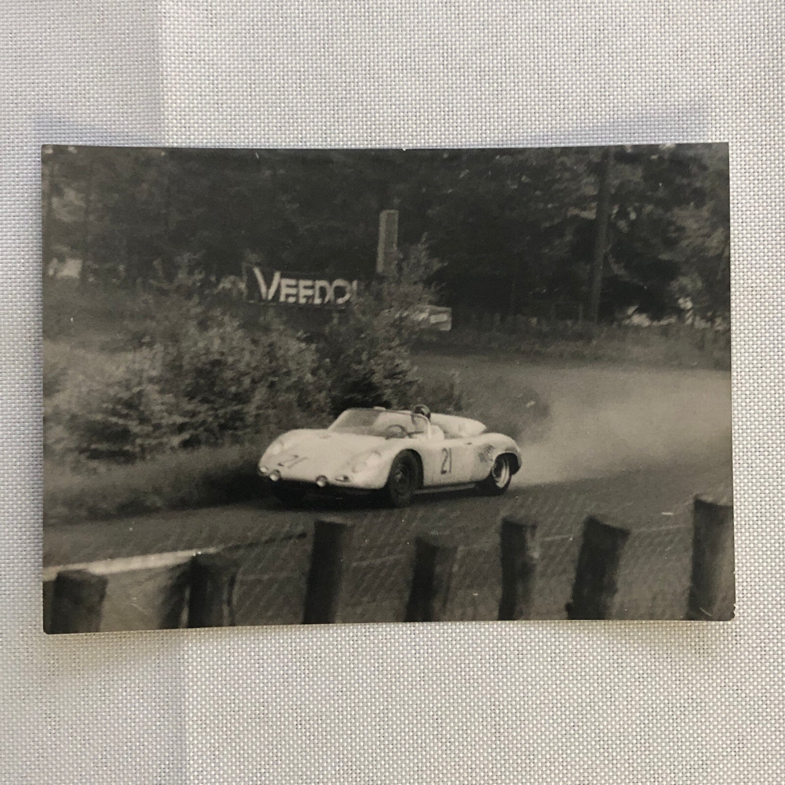 Vintage Racing Car Photo Photograph Print Porsche ?