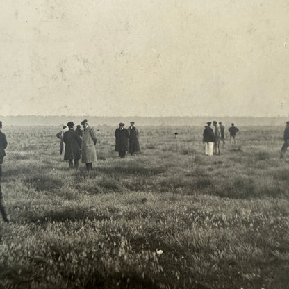 Vintage Zeppelin Airship Dirigible Postcard Post Card French Republique Military