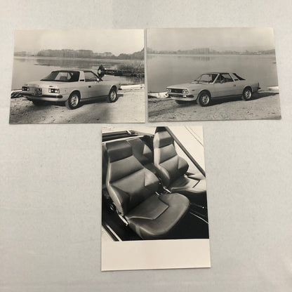 Lancia Beta Spider Press Photo Factory Car Photograph Lot of 3