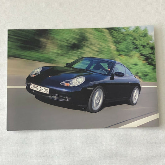 2001 Porsche 911 Carrera Factory Photo Photograph Print Werkfoto 