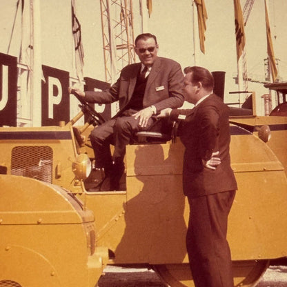 Vintage Streamroller Steam Roller Construction Equipment Photo Photograph Print