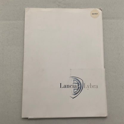 Lancia Lybra Car Sales Brochure Catalog GERMAN Text European Harrison Ford