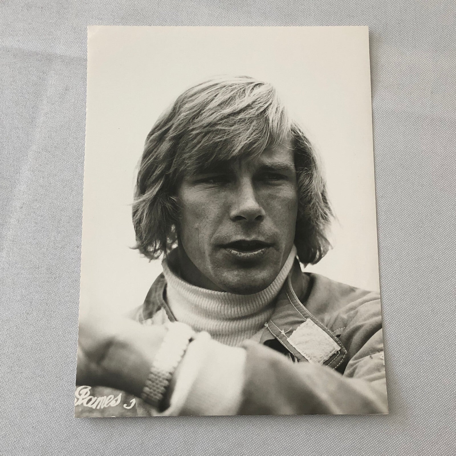 James Hunt Grand Prix Formula One F1 Racing Driver Portrait Photo Photograph