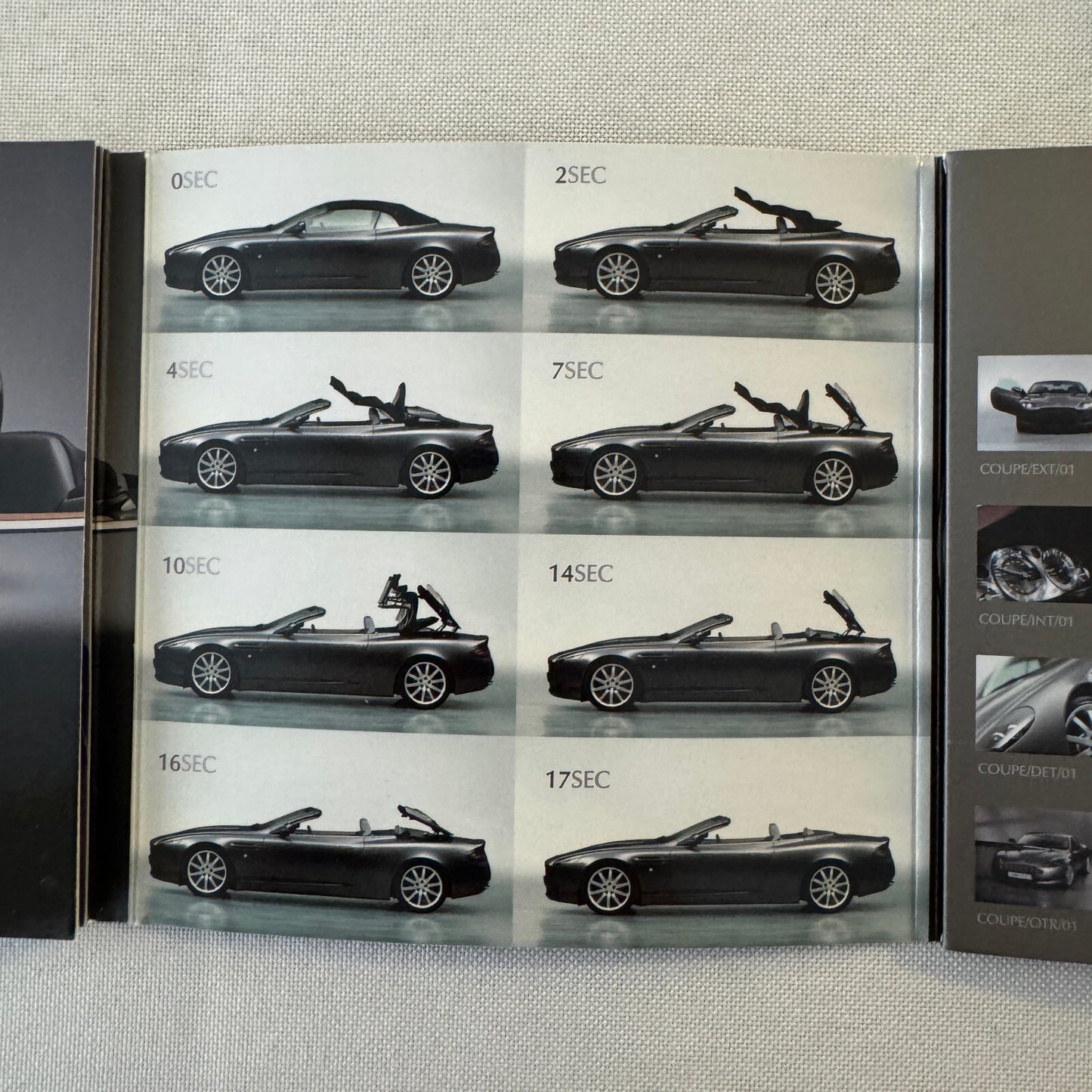 Aston Martin Car Press Kit Photo CD Aston Martin V12 Vanquish DB9 Coupe Volante