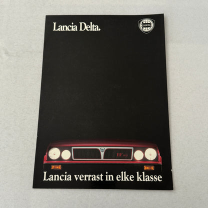Lancia Delta Car Sales Brochure Catalog German Text GT HF Turbo 1.3