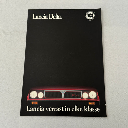 Lancia Delta Car Sales Brochure Catalog German Text GT HF Turbo 1.3