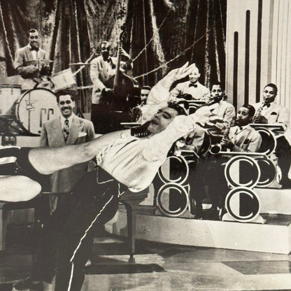 Circus Rollerskating Roller Skate Circus Act with Band Photo Photograph Vintage