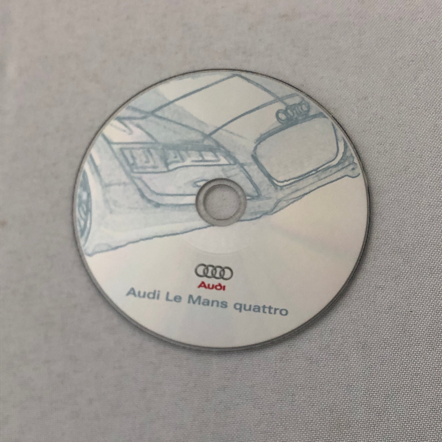 2003 Audi LeMans Concept Car Prototype Press Kit Brochure Photo CD R8 GERMAN