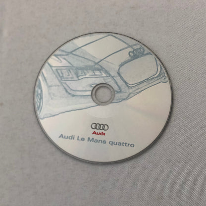 2003 Audi LeMans Concept Car Prototype Press Kit Brochure Photo CD R8 GERMAN
