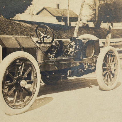 Vintage Racing Car Photo Photograph Antique Motorsport Print Unidentified