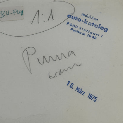 Puma GTE Kit Car Photo Photograph Print Volkswagen Based 1975