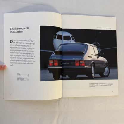 1992 Saab 900 Car Sales Brochure Catalog Saab 900 Cabriolet Turbo 16S GERMAN