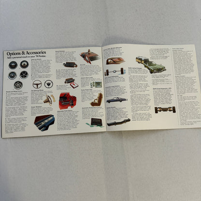 1974 Pontiac Car Sales Brochure Catalog Firebird Grand Prix GTO Ventura Grand Am
