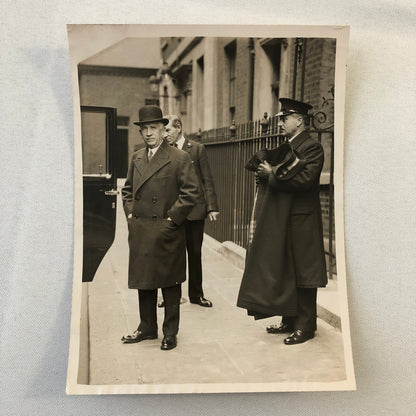 Press Photo Photograph President Franklin Roosevelt Ambassador London Trip 1933