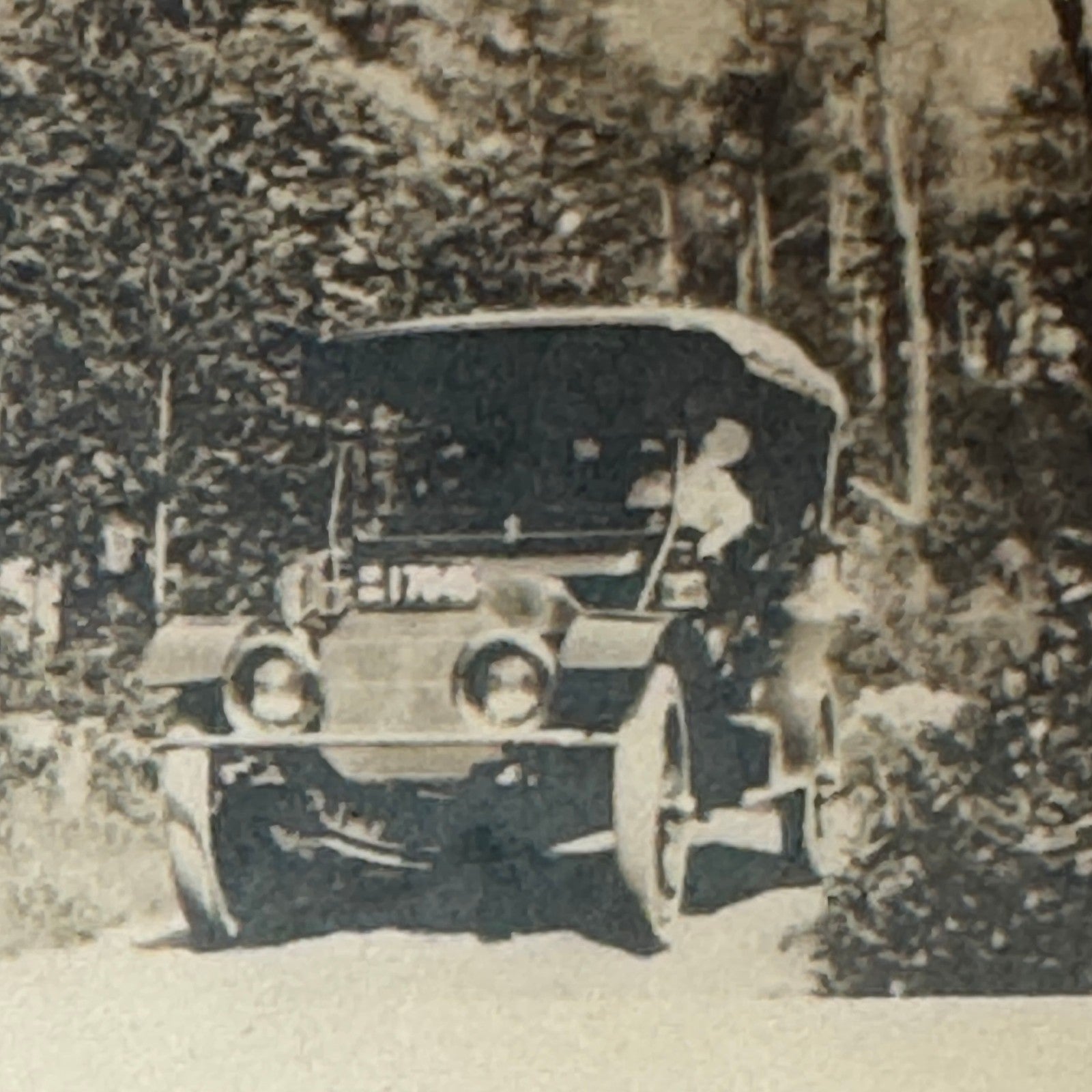 Vintage Automobile Photo Photograph Print Snapshot Early Car