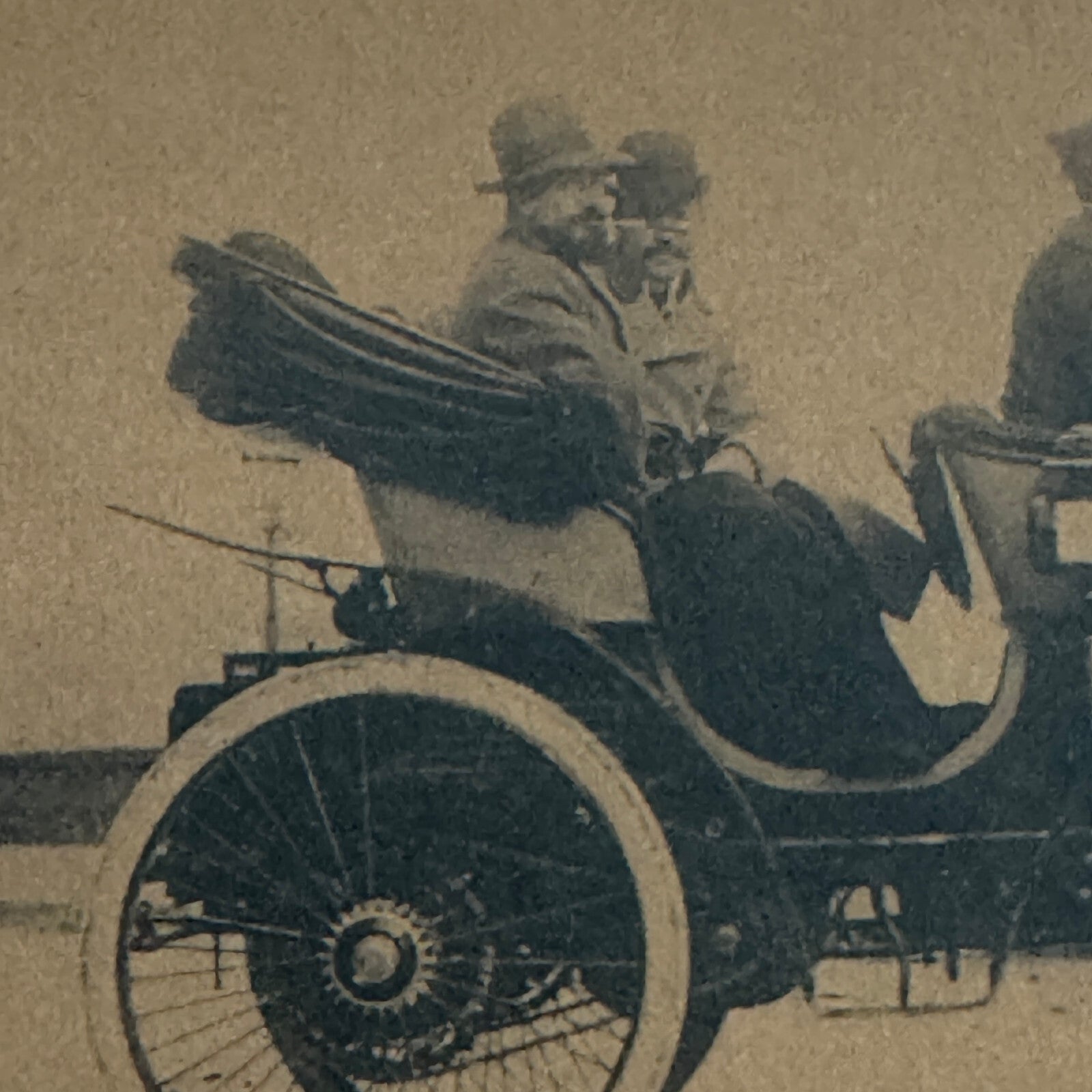 Vintage Car Automobile Real Photo Postcard Postcard RPPC Italian