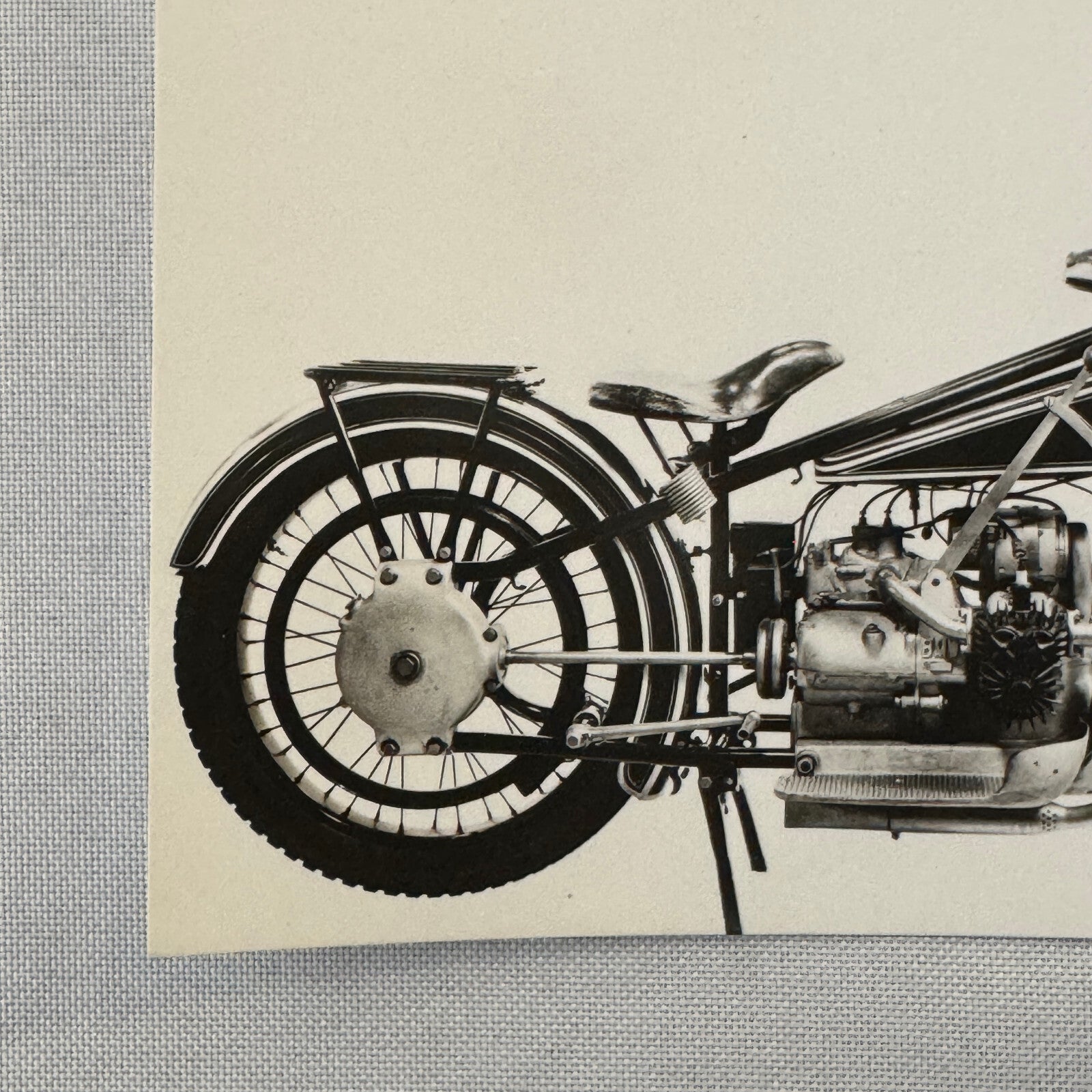 BMW R32 Motorcycle Factory Press Photo Photograph Werkfoto