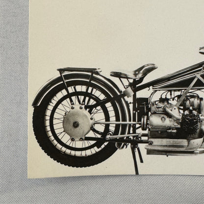 BMW R32 Motorcycle Factory Press Photo Photograph Werkfoto