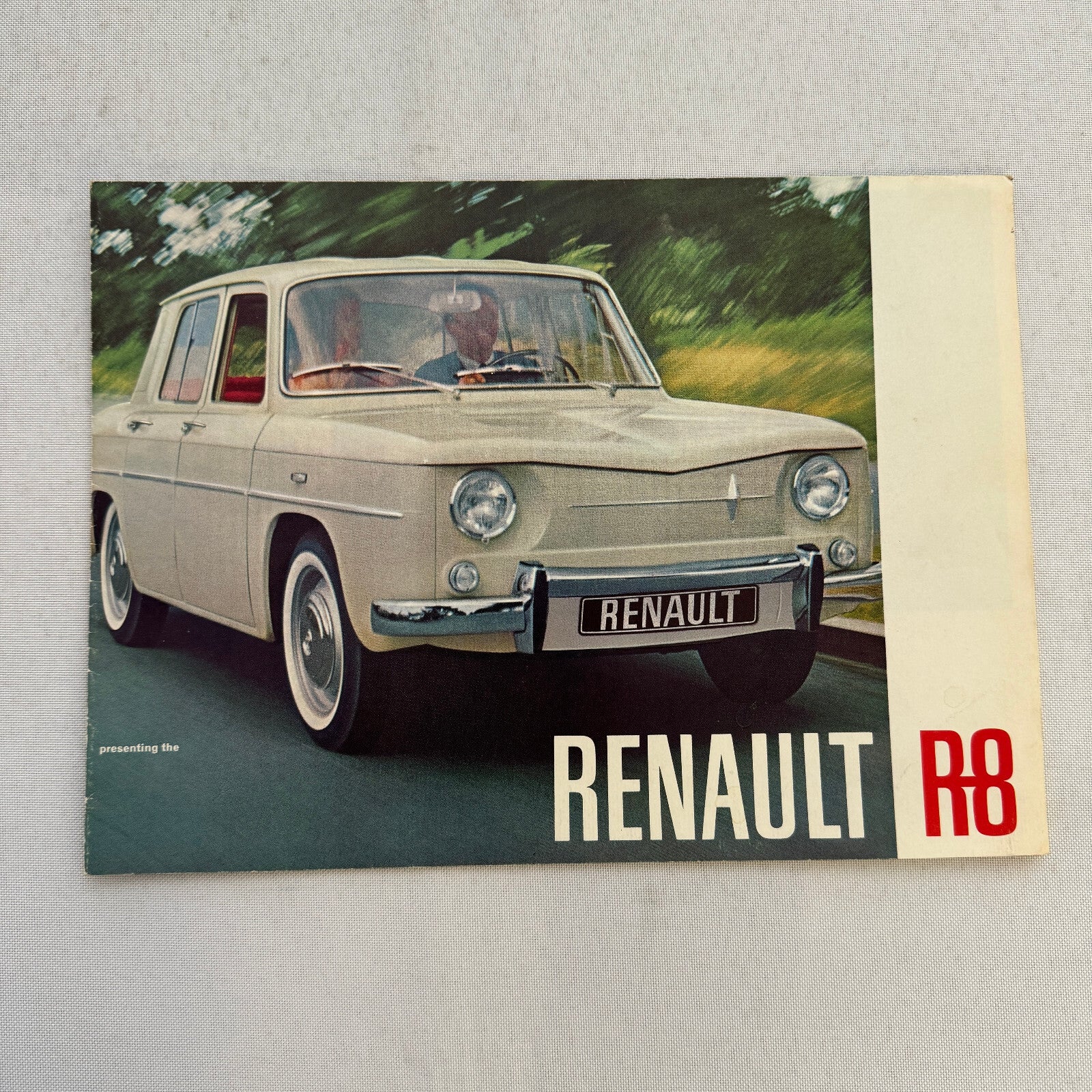 Renault R8 Car Sales Brochure Catalog Vintage Advertising Canadian