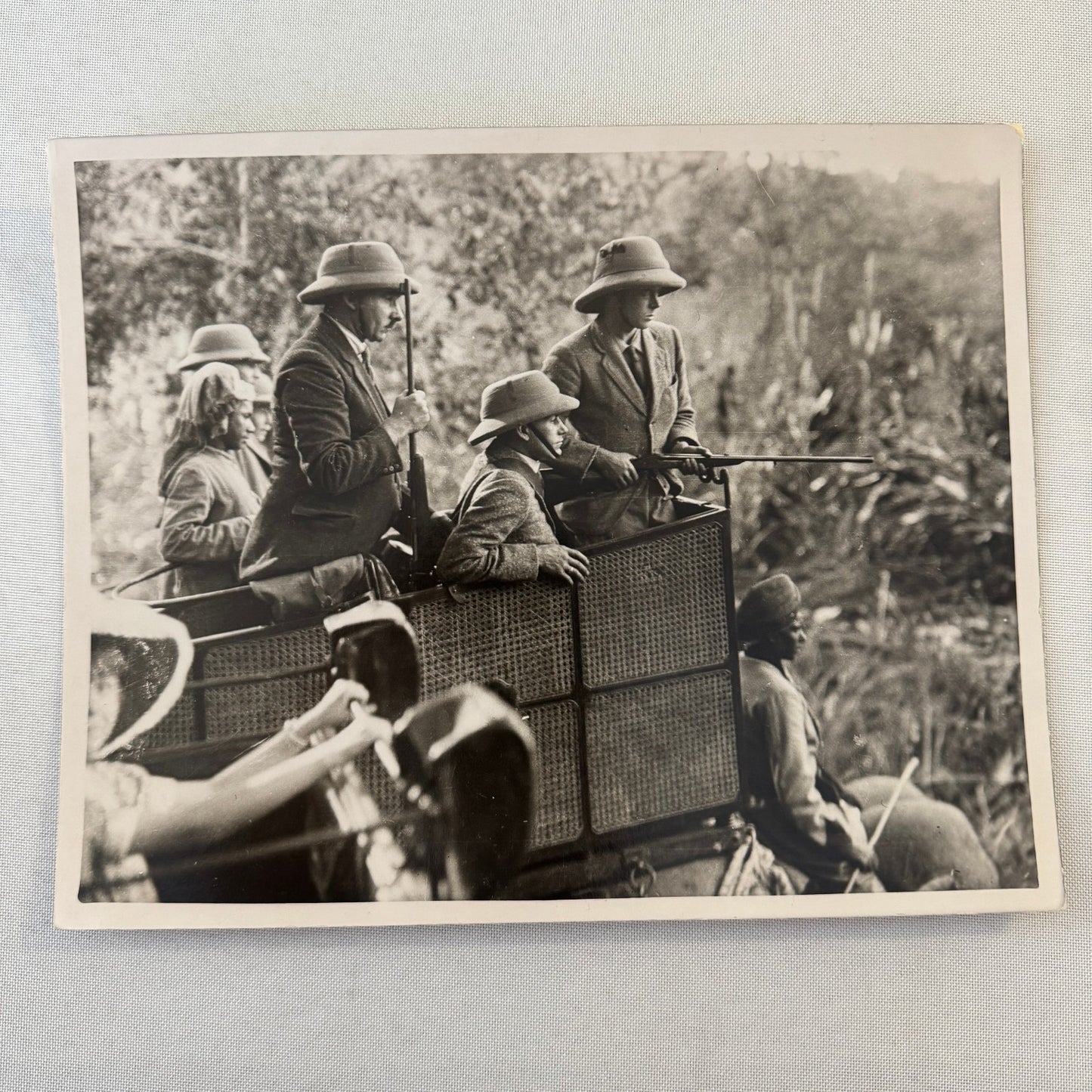Edward Prince of Wales King Edward VIII Nepal Tiger Hunt Press Photo Photograph
