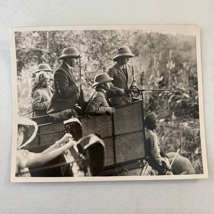Edward Prince of Wales King Edward VIII Nepal Tiger Hunt Press Photo Photograph
