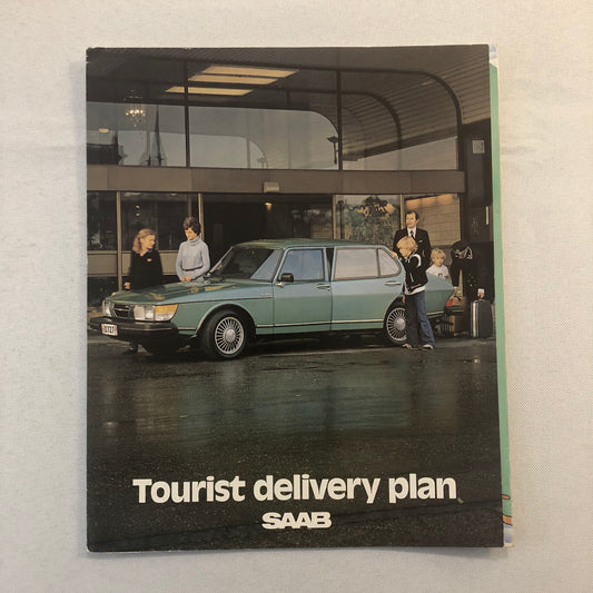 Vintage Saab Tourist Delivery  Sales Brochure Catalog 900 Turbo 900GL 900 EMS