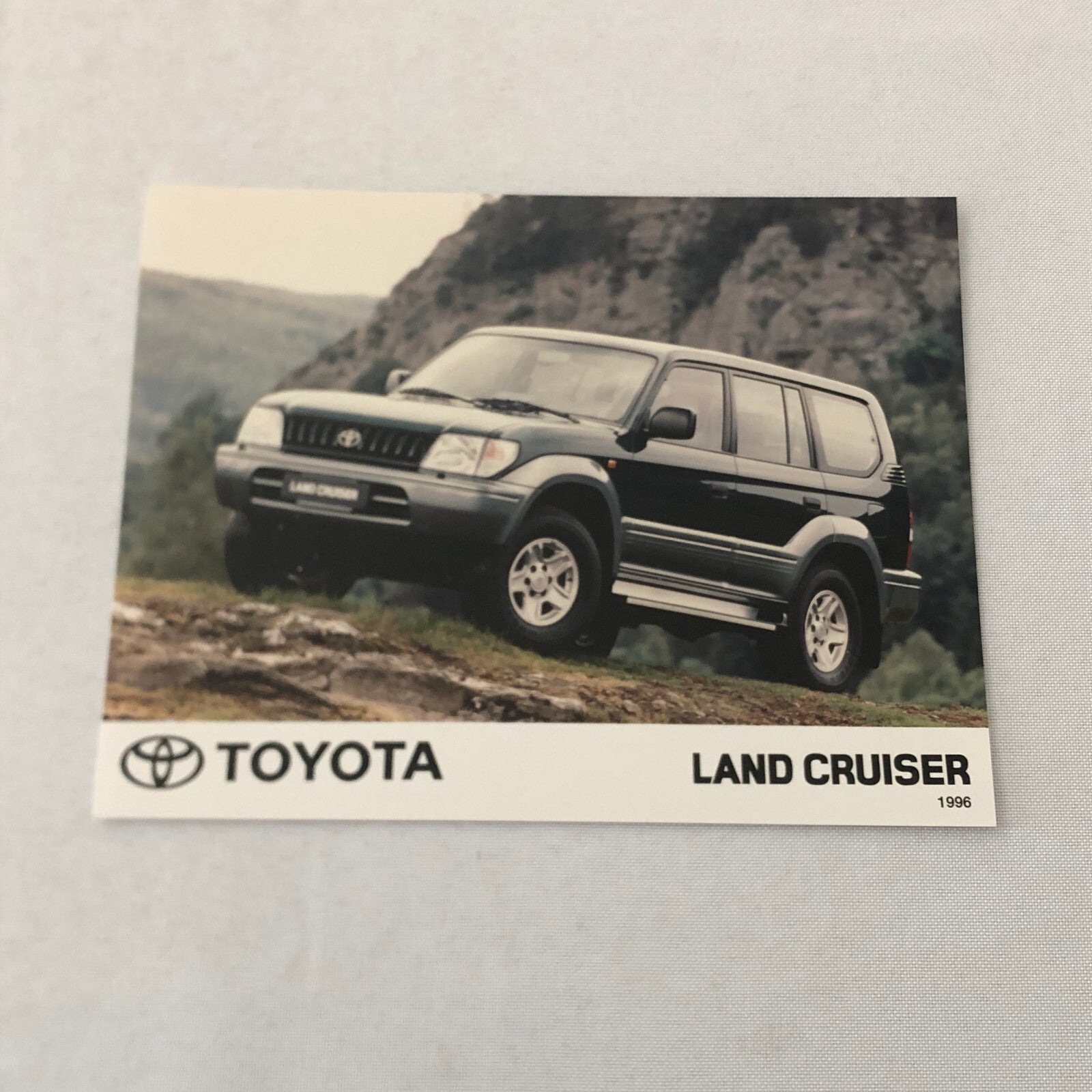 Toyota Land Cruiser Factory Press Photo Photograph Lot 2x 1996 Landcruiser