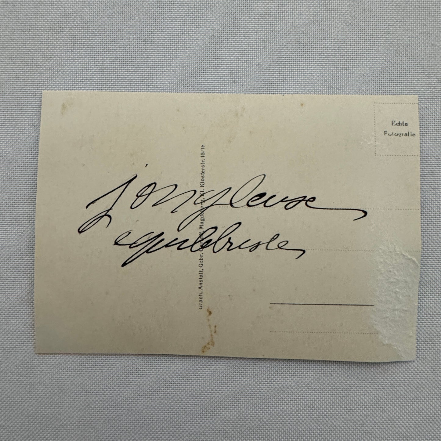 Vintage Circus Performer Postcard Post Card Acrobat Margit Woodward